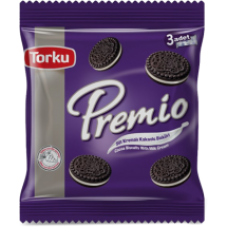 PREMIO COCOA BISCUIT WITH MILK CREAM MULTI PACK 258G  (8X3X86G) TORKU (TURKISH)
